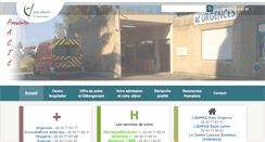 Desktop Screenshot of ch-lafertebernard.fr